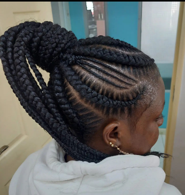 Ponytail Two Strand Twists Hairstyle