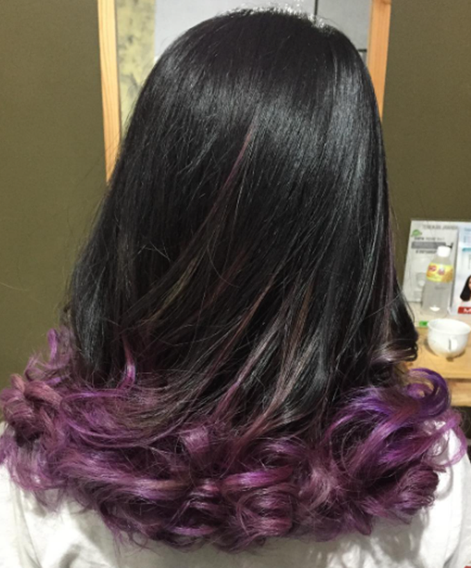 Pulp Riot Jam Purple Ombre Hair Idea