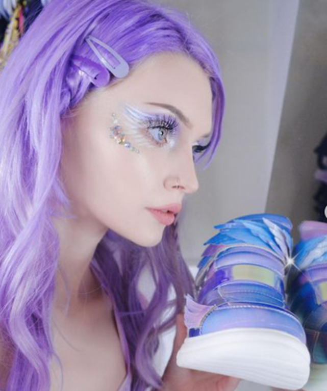 Purple Angel Makeup Looks