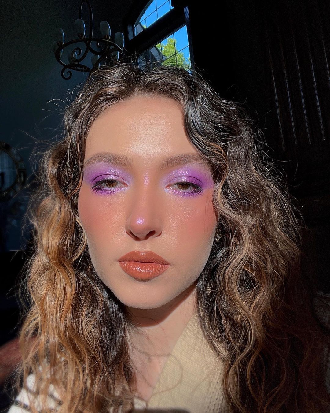 Purple Eyeshadow Look