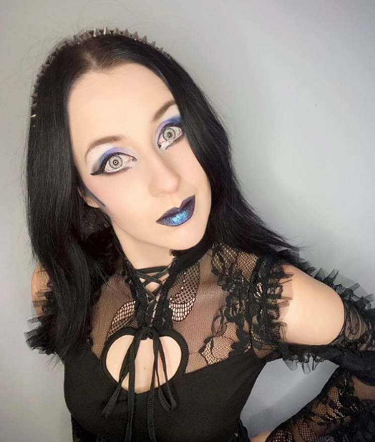 Raven Hunter Gothic Makeup