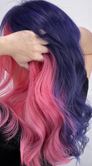 Red And Purple Ombre Hair Colors