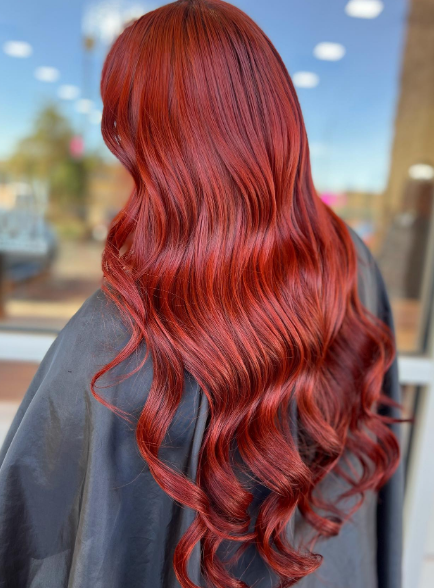 Red Velvet Ombre Hair Colors