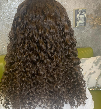 Rock Medium Length Curly Hair
