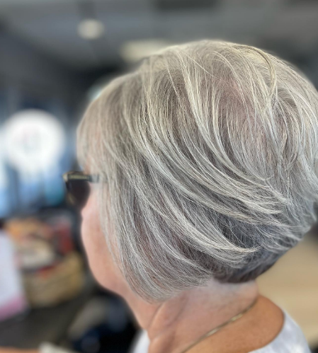 Sassy Cut Short Hairstyle For Older Women