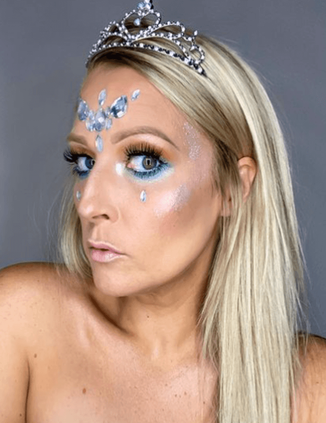 Sea Aura mermaid makeup look 