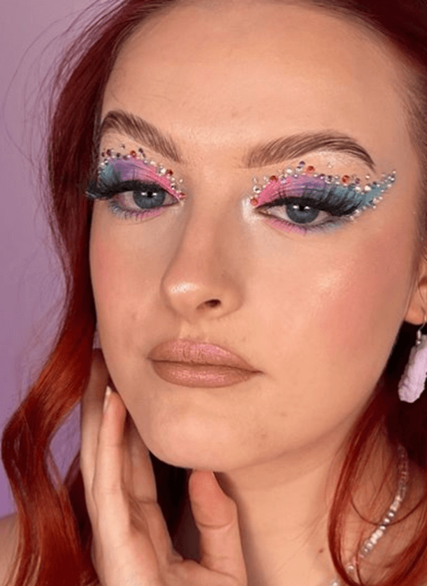 Sea Princess mermaid makeup 