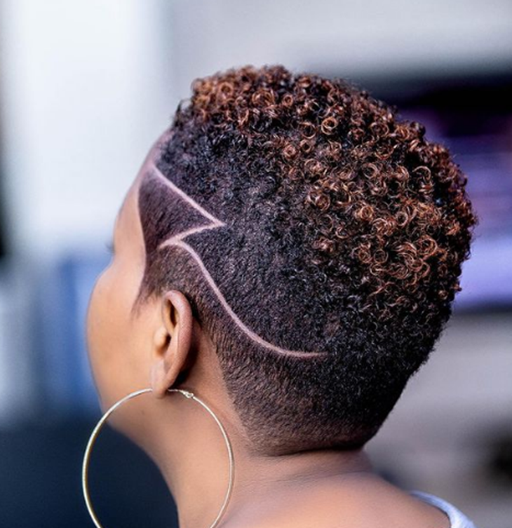 Shaved Hairstyle For Black Women