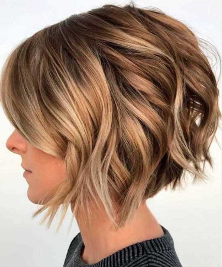 Stacked Short Hairstyles For Thick Hair