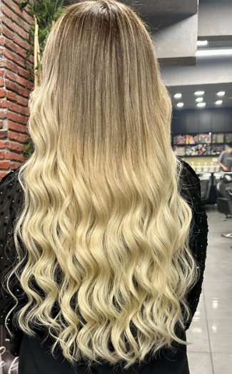 Strong Blonde Ombre Hairstyles