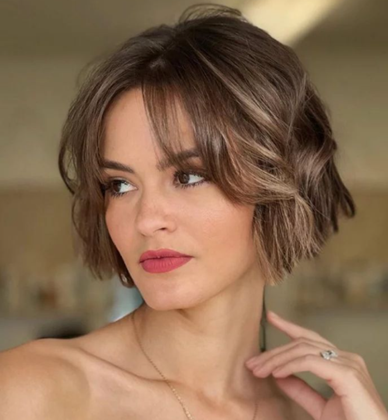 Tapered Bob Short Hairstyles For Thick Hair