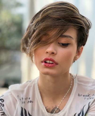 Thick Pixie Cut With Bangs Hairstyles