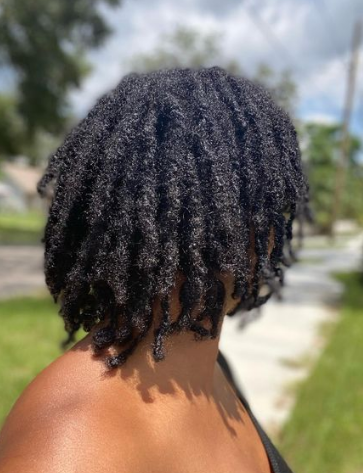 Tight Curls Two Strand Twists Hairstyle