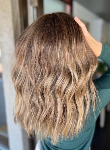 Tousled Light Brown Hair Color Ideas