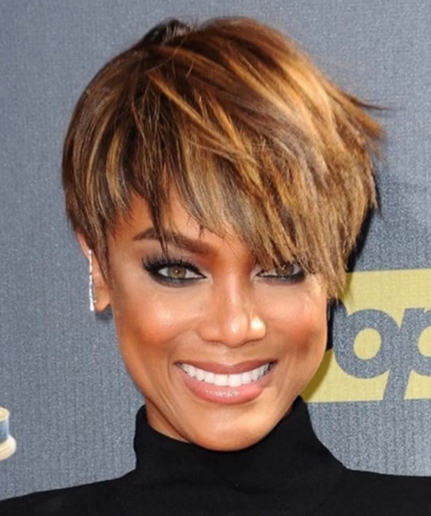 Tousled Short Hairstyles For Heart Shaped Face