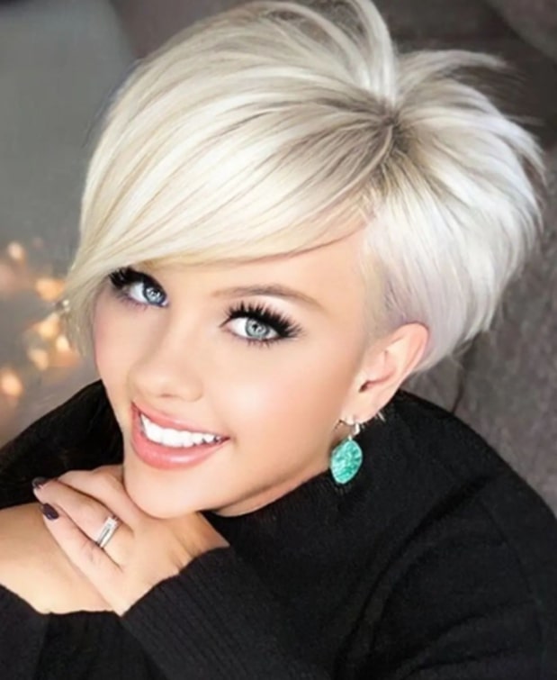 Tribal Short Hairstyles For Heart Shaped Face