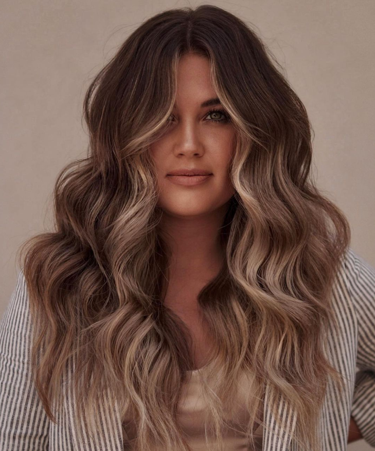 Wavy Brunette Haircut Hair Color For Women Over 30