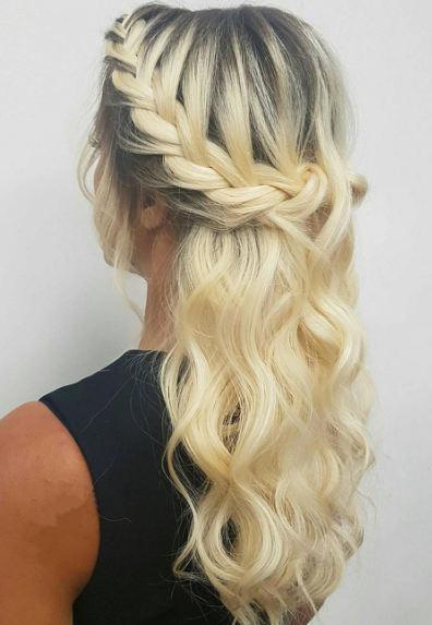 White Blonde Ombre Hairstyles