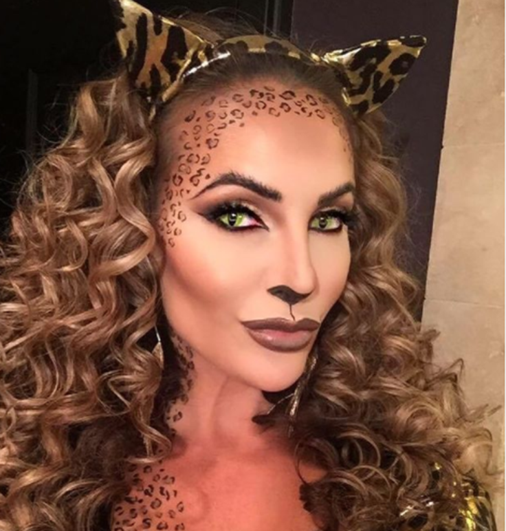 Leopard Prints Cat Makeup