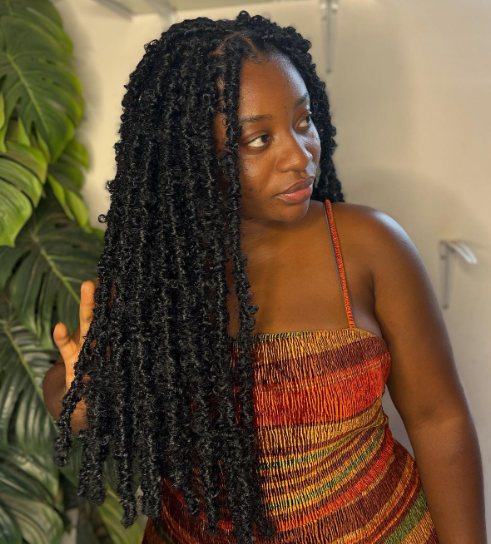 Butterfly Soft Locs & Distressed Faux Loc Hairstyle