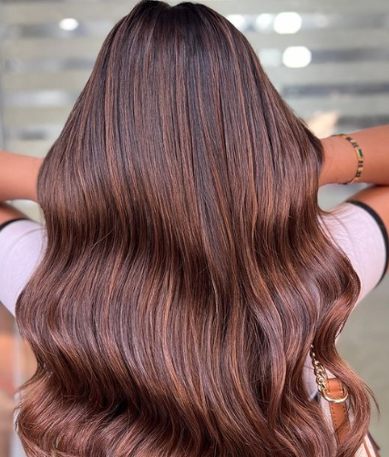 Caramel Brown Hair Highlights