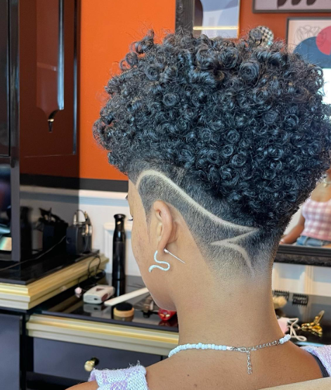 Curved Tapered Haircuts For Women On Natural Hair