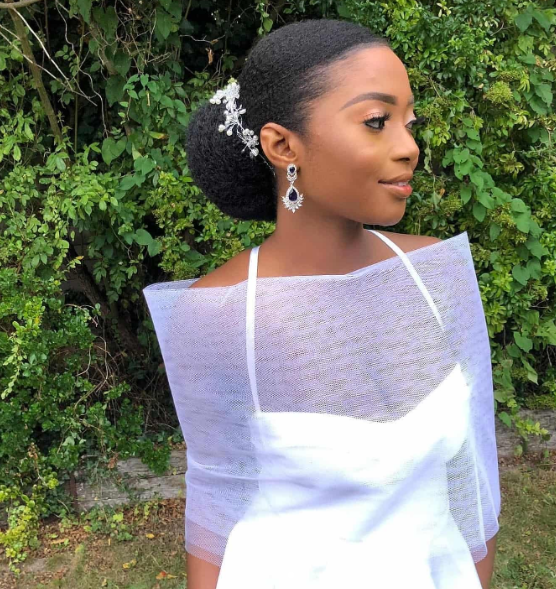 Normal Bun With Clip Wedding Hairstyles For Black Women