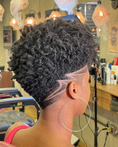 Out Grown Tapered Haircuts For Women On Natural Hair