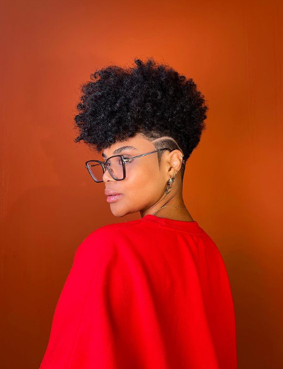 Vibrantly Tapered Haircuts For Women On Natural Hair