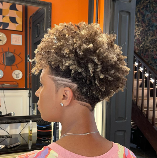 Wide Tapered Haircuts For Women On Natural Hair